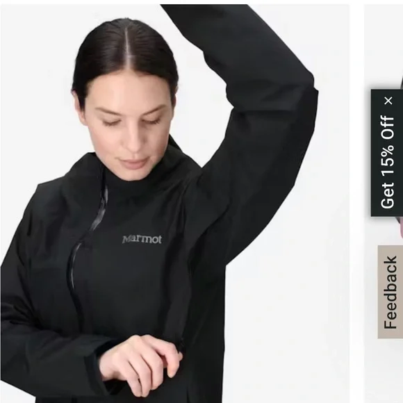 Marmot Waypoint Teal Women’s Waterproof Rain Jacket with Gore Tex size XL - Picture 7 of 7